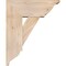 Ekena Millwork Traditional Traditional Smooth Bracket w/ Offset Brace, Douglas Fir, 7 1/2"W x 18"D x 22"H BKT0806X18X22TRA01SDF - alternate 4